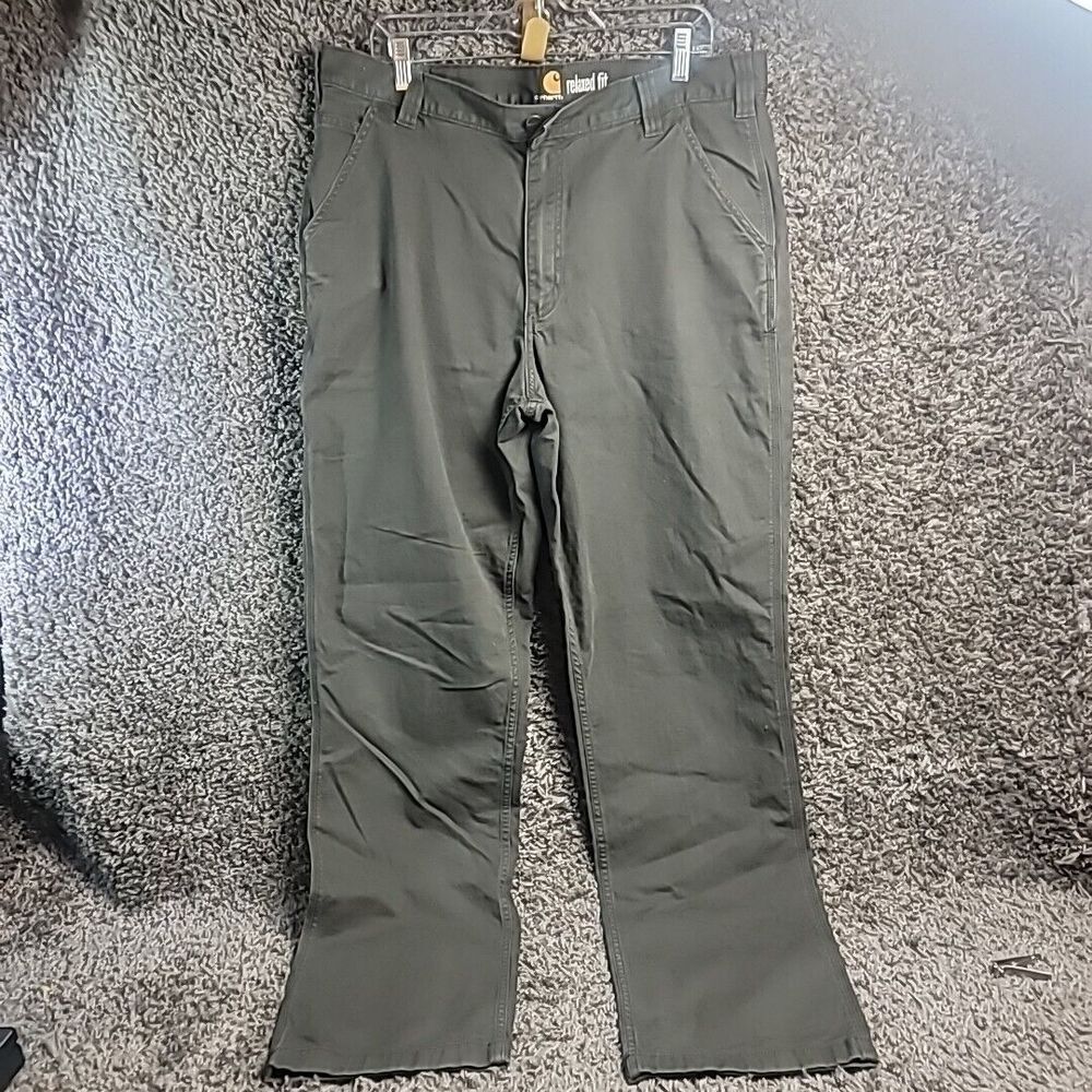 Carhartt Relax Fit Men's Work Pants 38×36 Gray‎